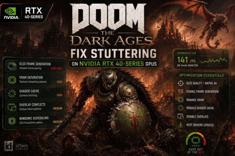 How to Fix DOOM: The Dark Ages Stuttering on NVIDIA RTX 40-Series GPUs (RTX 4090, 4080, 4070)