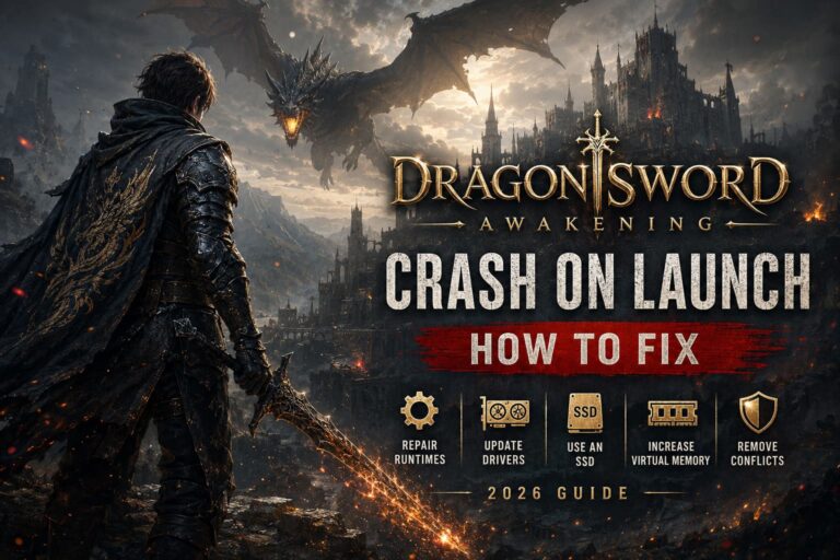 How to Fix DragonSword Awakening Crash on Launch on Steam (2026 Guide)