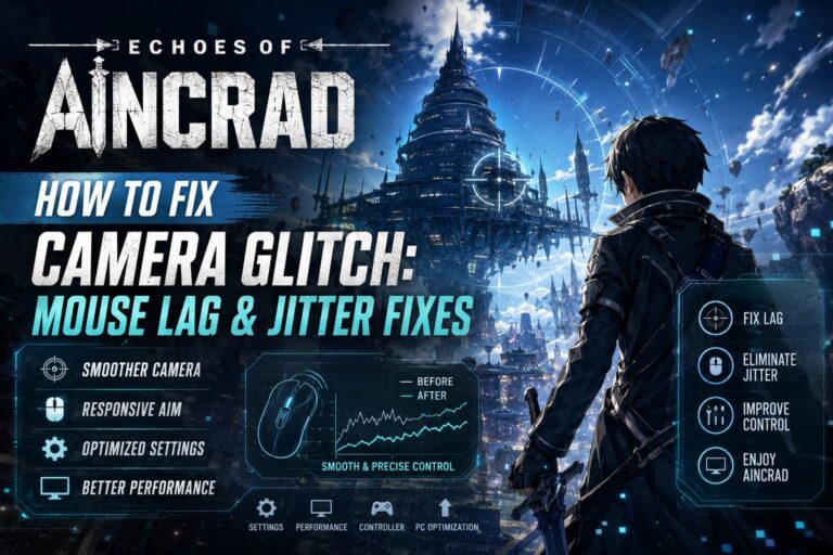 How to Fix Echoes of Aincrad Camera Glitch: Mouse Lag and Jitter Fixes