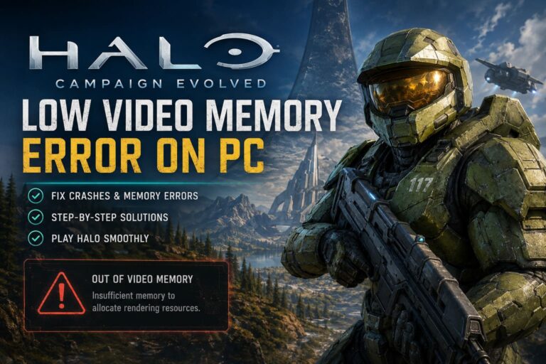 How to Fix Halo: Campaign Evolved Low Video Memory Error on PC
