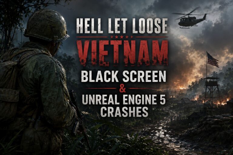How to Fix Hell Let Loose: Vietnam Black Screen on Startup & Unreal Engine 5 Crashes