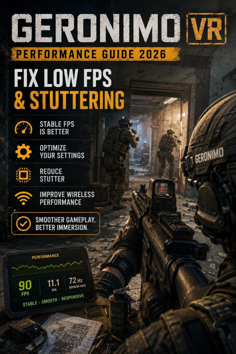 How to Fix Low FPS and Stuttering in GERONIMO VR (2026 Performance Guide)