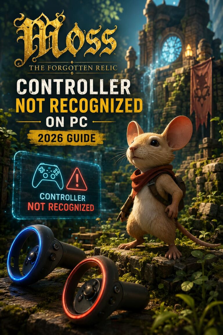 How to Fix Moss The Forgotten Relic Controller Not Recognized on PC (2026 Guide)