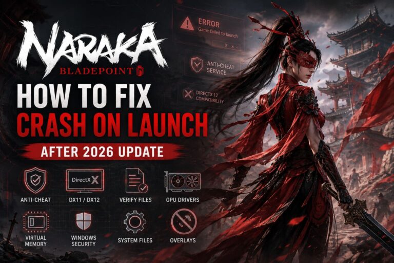 How to Fix Naraka Bladepoint Crash on Launch After 2026 Update
