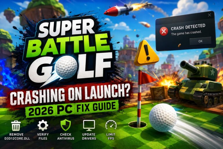 How to Fix Super Battle Golf Crashing on Launch: 2026 PC Troubleshooting Guide