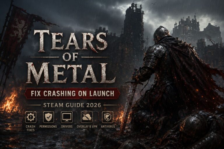 How to Fix Tears of Metal Crashing on Launch: Steam Guide (2026)