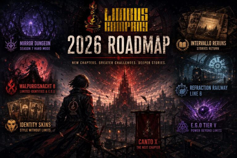 Limbus Company 2026 Roadmap: Complete Content Schedule, Canto X, Walpurgisnacht, and Major Balance Overhauls