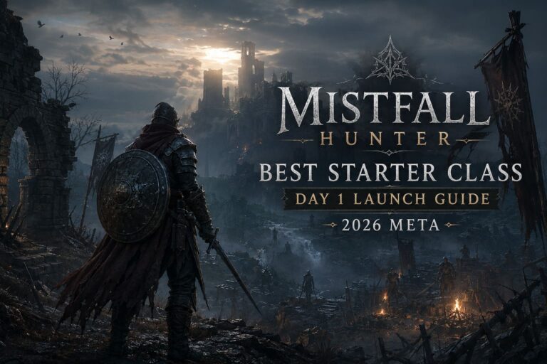 Mistfall Hunter Best Starter Class: Day 1 Launch Guide (2026 Meta)
