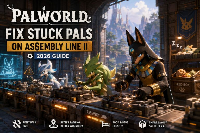 Palworld 1.0: How to Fix Stuck Pals on Assembly Line II (2026 Guide)