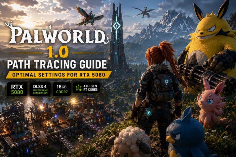 Palworld 1.0 Path Tracing Guide: Optimal Settings For RTX 5080 (2026)