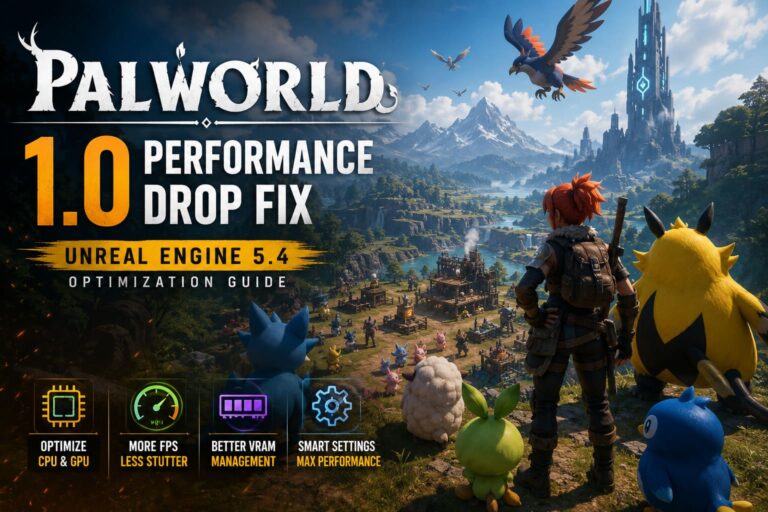 Palworld 1.0 Performance Drop Fix: Unreal Engine 5.4 Optimization Guide
