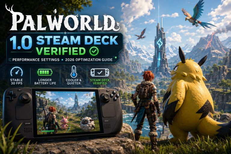 Palworld 1.0 Steam Deck Verified Performance Settings: 2026 Optimization Guide