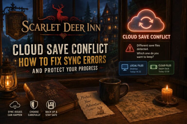 Scarlet Deer Inn Cloud Save Conflict: How to Fix Sync Errors and Protect Your Progress