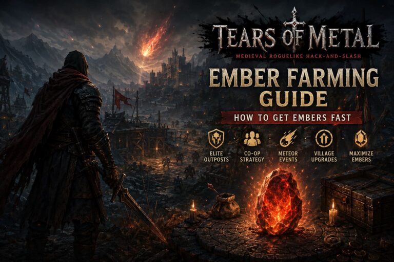 Tears of Metal Ember Farming Guide: How to Get Embers Fast (2026 Strategy)