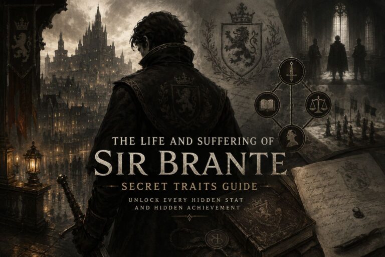 The Life and Suffering of Sir Brante Secret Traits: Guide to Unlocking Every Hidden Stat and Hidden Achievement