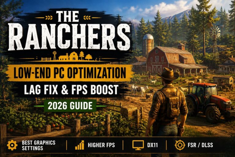 The Ranchers Low-End PC Optimization Guide: Lag Fix & FPS Boost (2026)