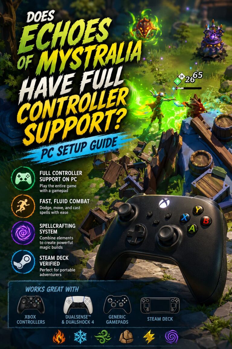 Does Echoes of Mystralia Have Full Controller Support? PC Setup Guide