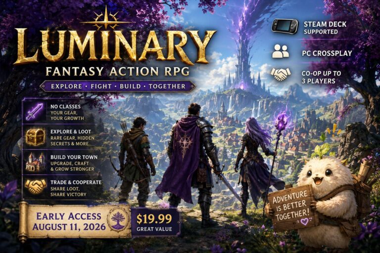 Luminary Game 2026: Steam Deck Support, PC Crossplay, and Full Co-Op Details