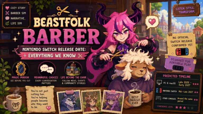 Beastfolk Barber Nintendo Switch Release Date: Everything We Know