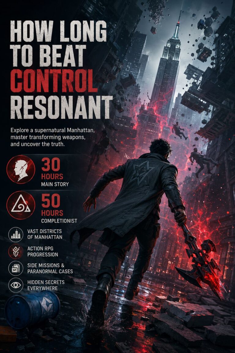 How Long to Beat Control Resonant Campaign: Playtime and Completionist Guide