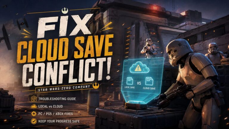 How to Fix Cloud Save Conflict Star Wars Zero Company: Complete Troubleshooting Guide