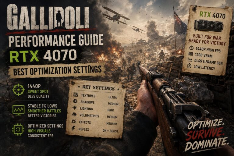Gallipoli Game Engine Performance Guide RTX 4070: Best Optimization Settings