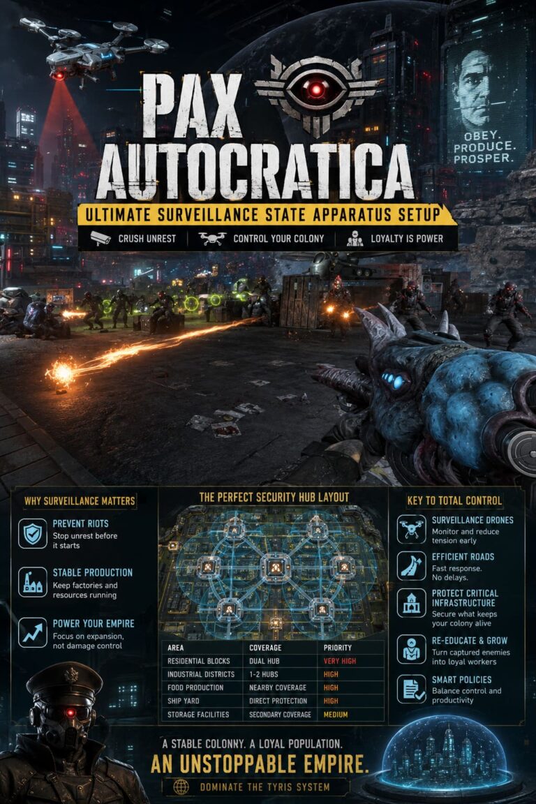 Pax Autocratica Guide: Ultimate Surveillance State Apparatus Setup