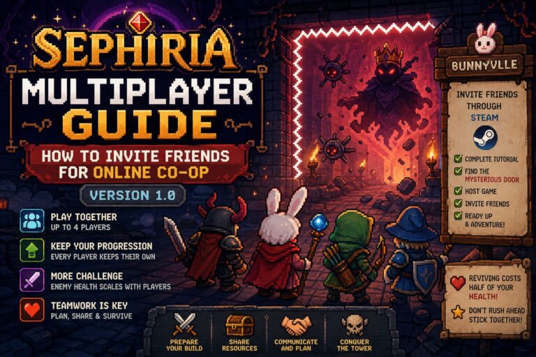 Sephiria Multiplayer Guide: How to Invite Friends for Online Co-Op (Version 1.0)