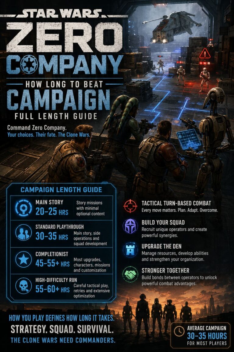 How Long to Beat Star Wars Zero Company Campaign: Full Length Guide