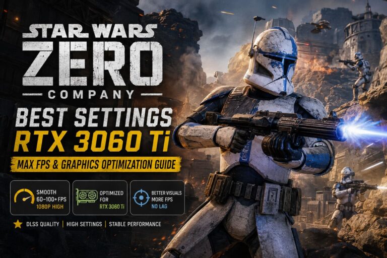 Star Wars Zero Company Best Settings RTX 3060 Ti: Max FPS and Graphics Optimization Guide