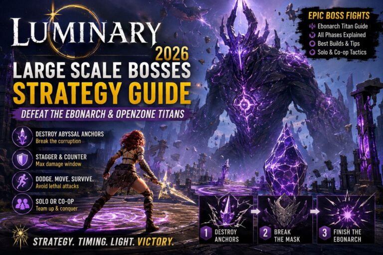 Luminary 2026 Large Scale Bosses Strategy Guide: How to Defeat the Ebonarch and OpenZone Titans