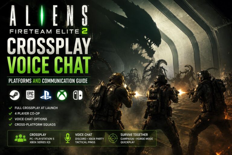Aliens Fireteam Elite 2 Crossplay Voice Chat: Platforms and Communication Guide