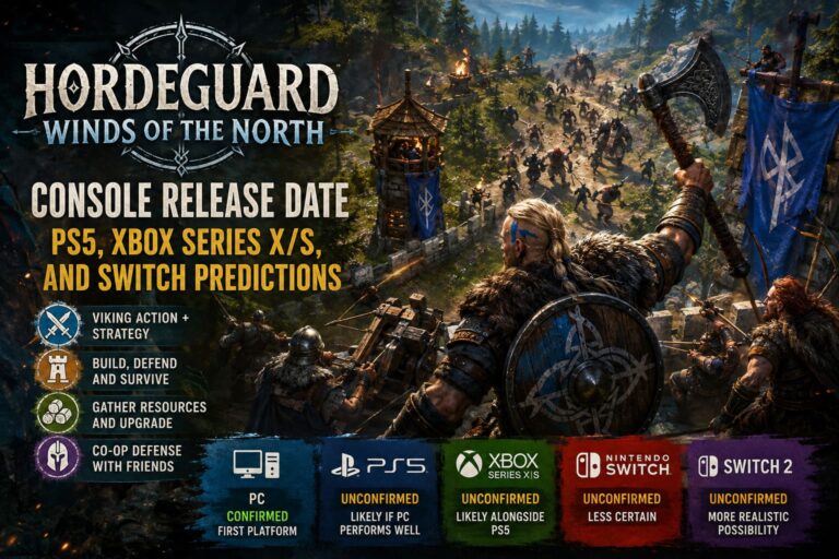 Hordeguard Winds of the North Console Release Date: PS5, Xbox Series X/S, and Switch Predictions