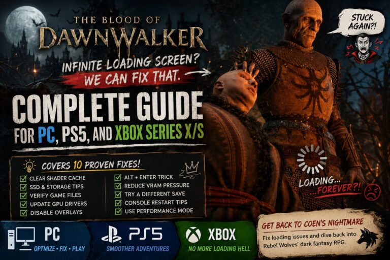How to Fix The Blood of Dawnwalker Infinite Loading Screen: Complete Guide for PC, PS5, and Xbox Series X/S
