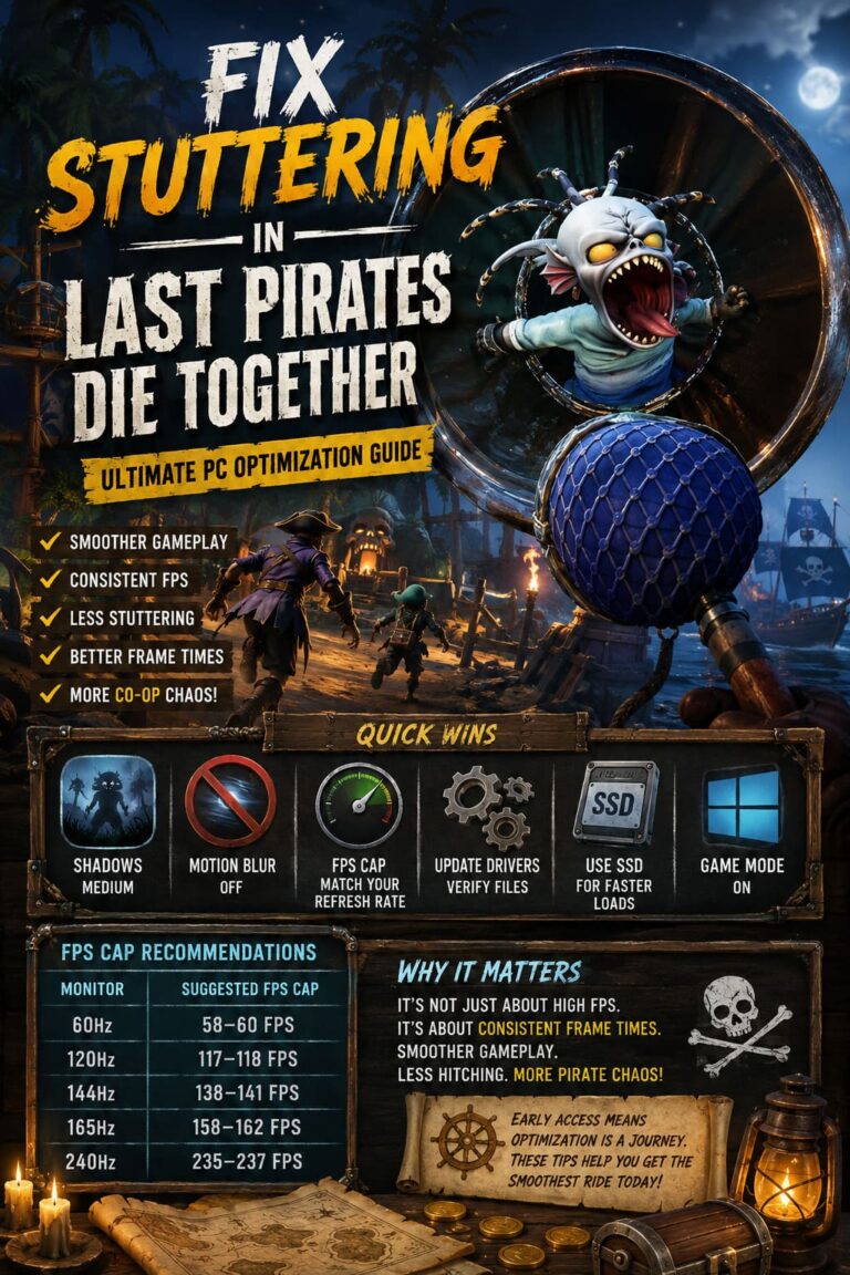 How to Fix Stuttering in Last Pirates Die Together: Ultimate PC Optimization Guide