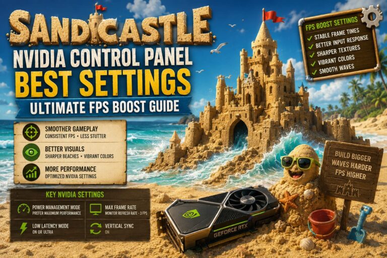 Sandcastle Game Nvidia Control Panel Best Settings: Ultimate FPS Boost Guide