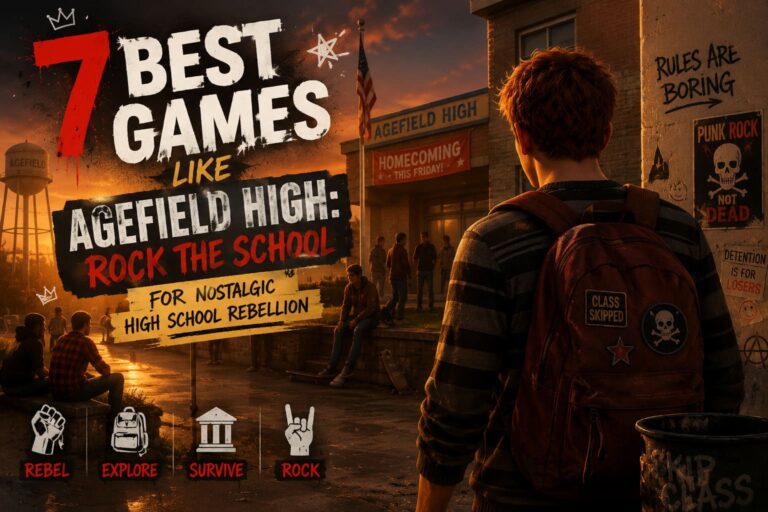 7 Best Games Like Agefield High: Rock the School (2026) for Nostalgic High School Rebellion