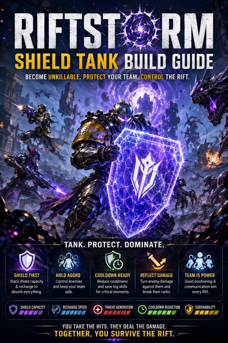Ultimate Riftstorm Tank Character Shield Build Guide: How to Become Unkillable