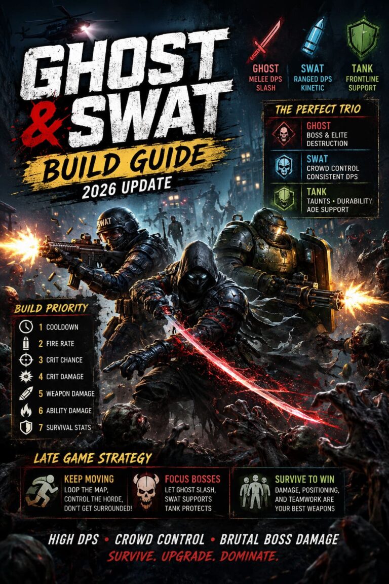 Yet Another Zombie Survivors Ghost and SWAT Build Guide (2026 Update)