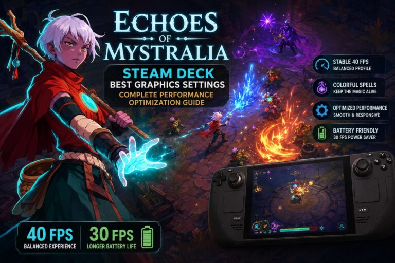 Echoes of Mystralia Steam Deck Best Graphics Settings: Complete Performance Optimization Guide