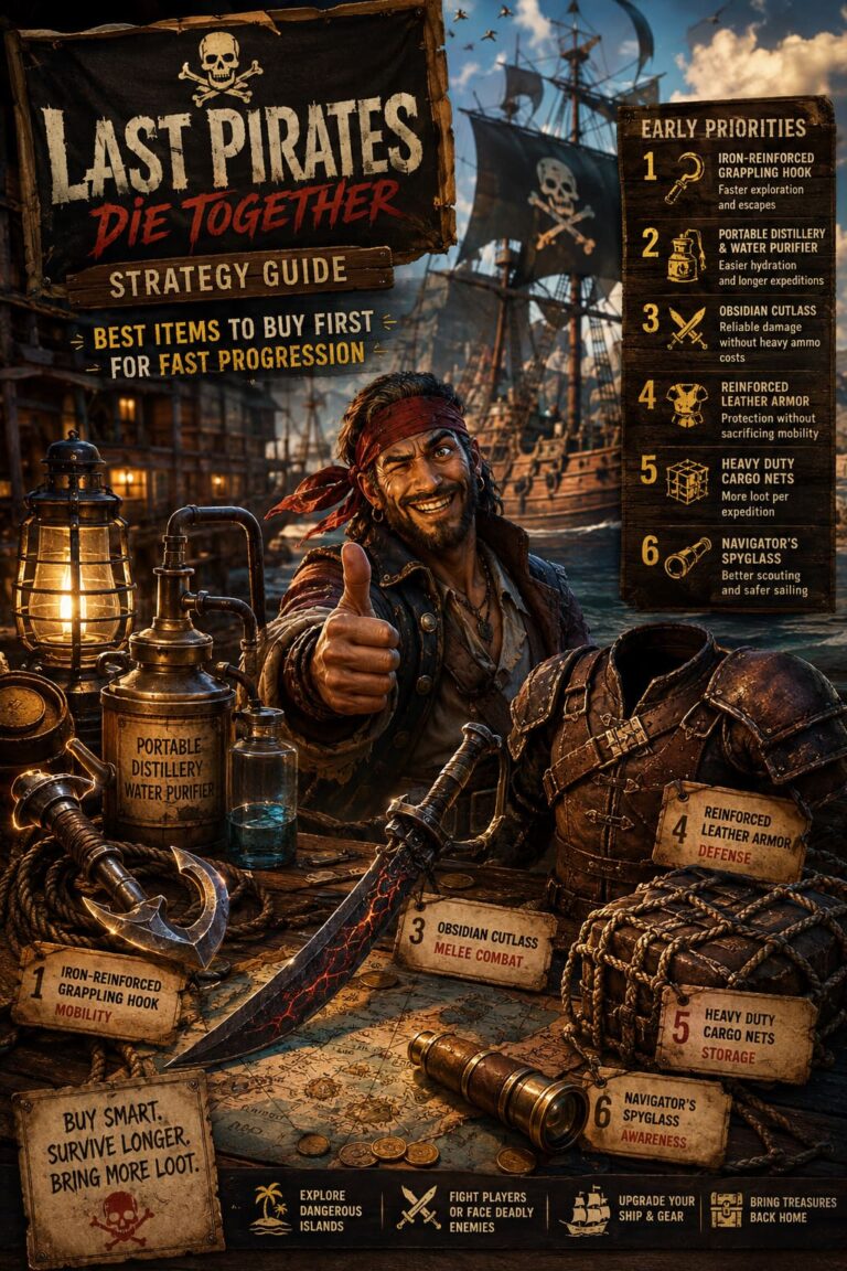Last Pirates: Die Together Strategy Guide: Best Items to Buy First for Fast Progression