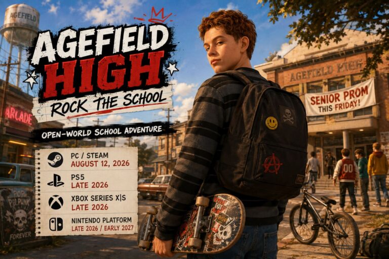Agefield High Rock the School Release Date: PS5, Nintendo Switch, Xbox, and PC Launch Details Explained