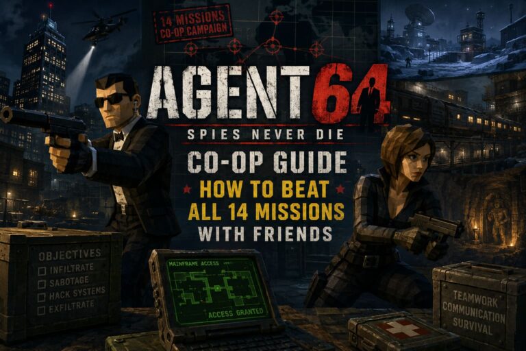 Agent 64 Spies Never Die Co-Op Guide: How to Beat All 14 Missions With Friends