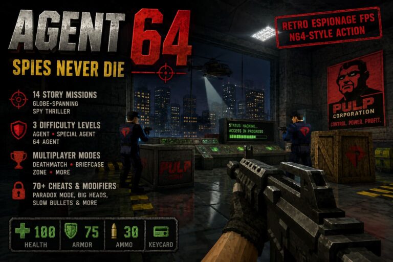 Agent 64 Spies Never Die Walkthrough: Complete Strategy Guide, Missions, and Cheats