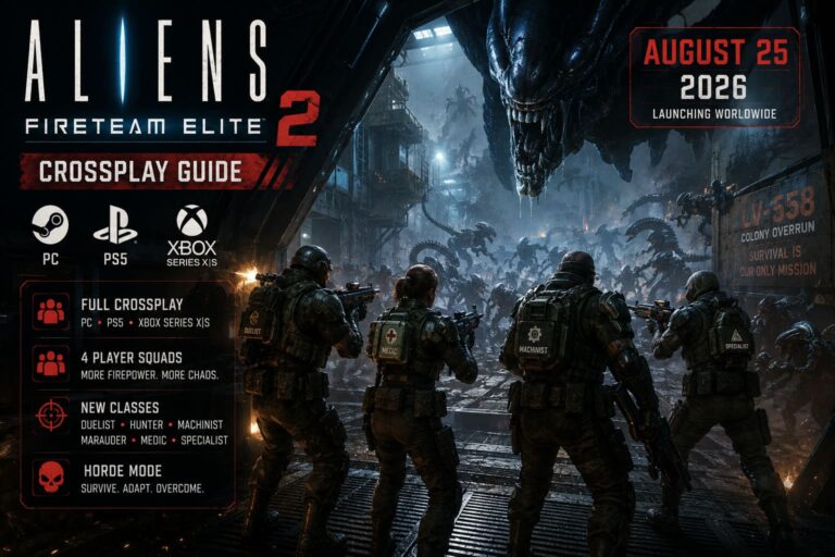 Aliens Fireteam Elite 2 Crossplay Guide: PC, PS5, Xbox Series X, and Launch Details