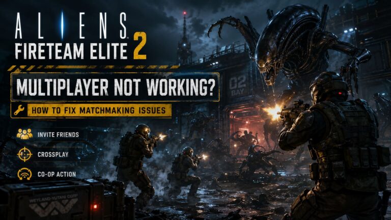 Aliens Fireteam Elite 2 Multiplayer Not Working? How to Fix Matchmaking Issues