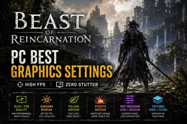 Beast of Reincarnation PC Best Graphics Settings for High FPS and Zero Stutter