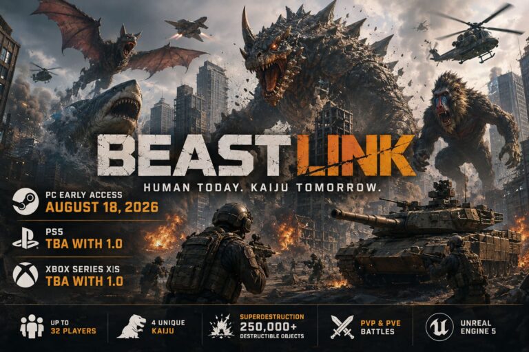 BeastLink Release Date, PS5 Launch Details, and PC System Requirements Revealed