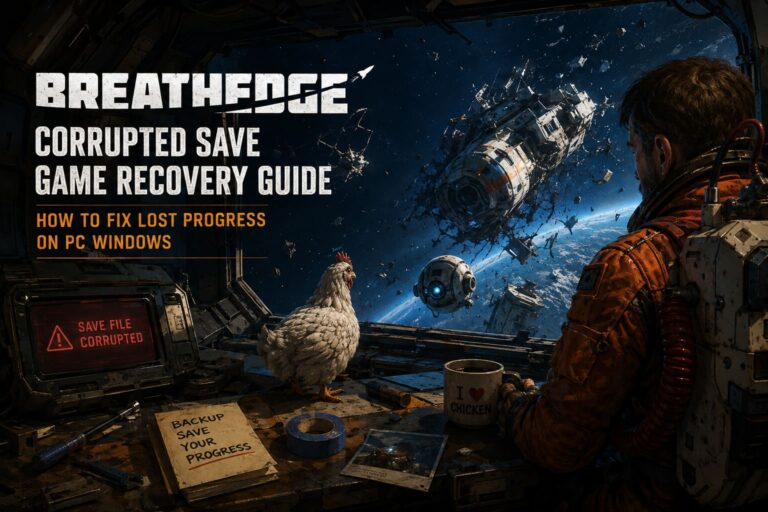 Breathedge Corrupted Save Game Recovery Guide: How to Fix Lost Progress on PC Windows