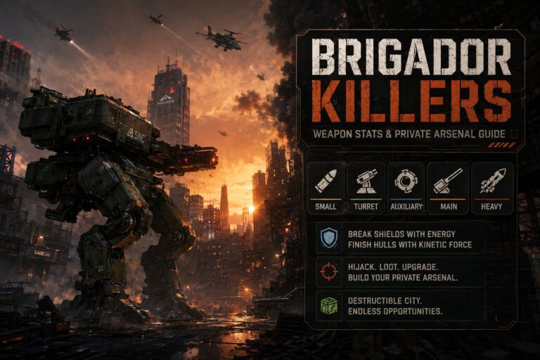 Brigador Killers Weapon Stats & Private Arsenal Unlock Guide (2026)